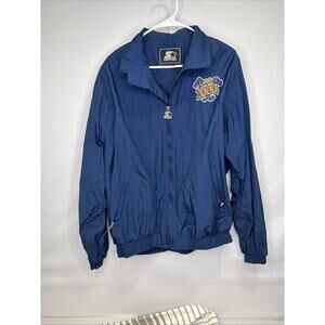 Vintage Logo Athletic Super Bowl XXXI Windbreaker Jacket Sz XL Packers Patriots